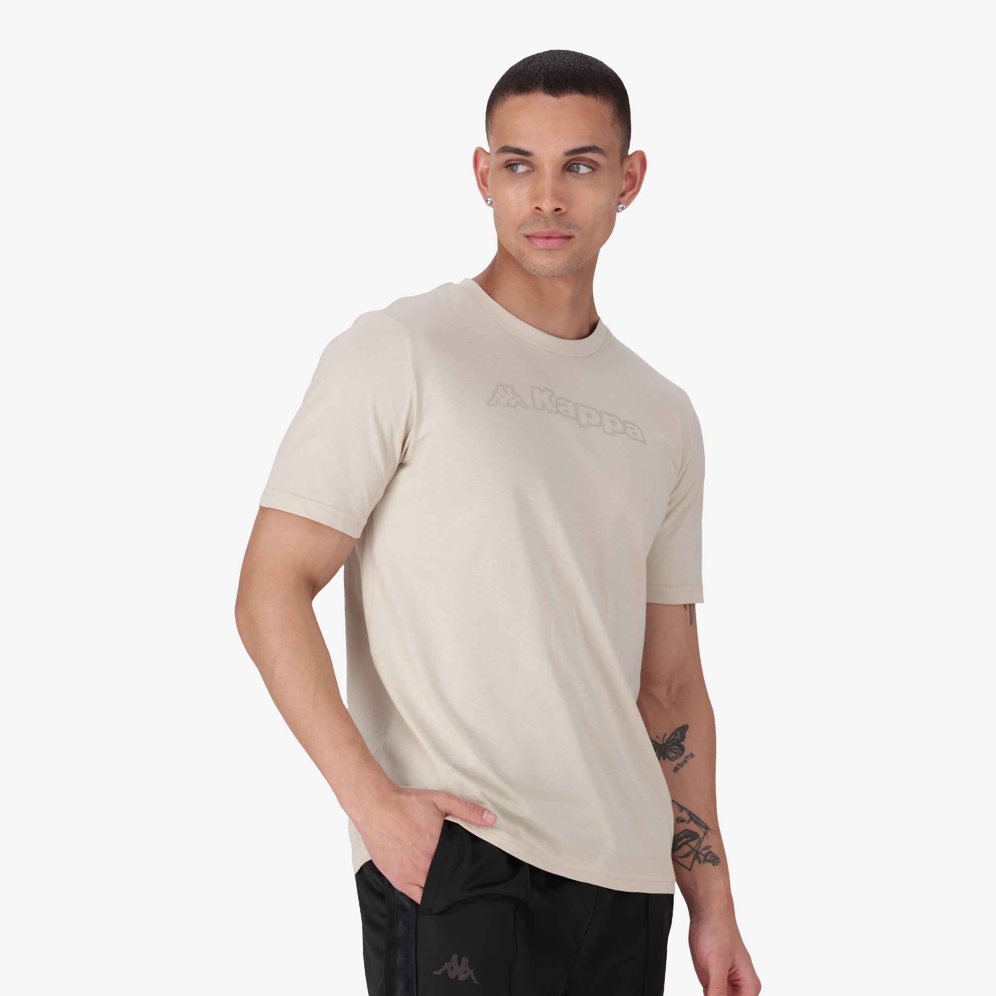 Logo Feddu T-Shirt - Beige Fog
