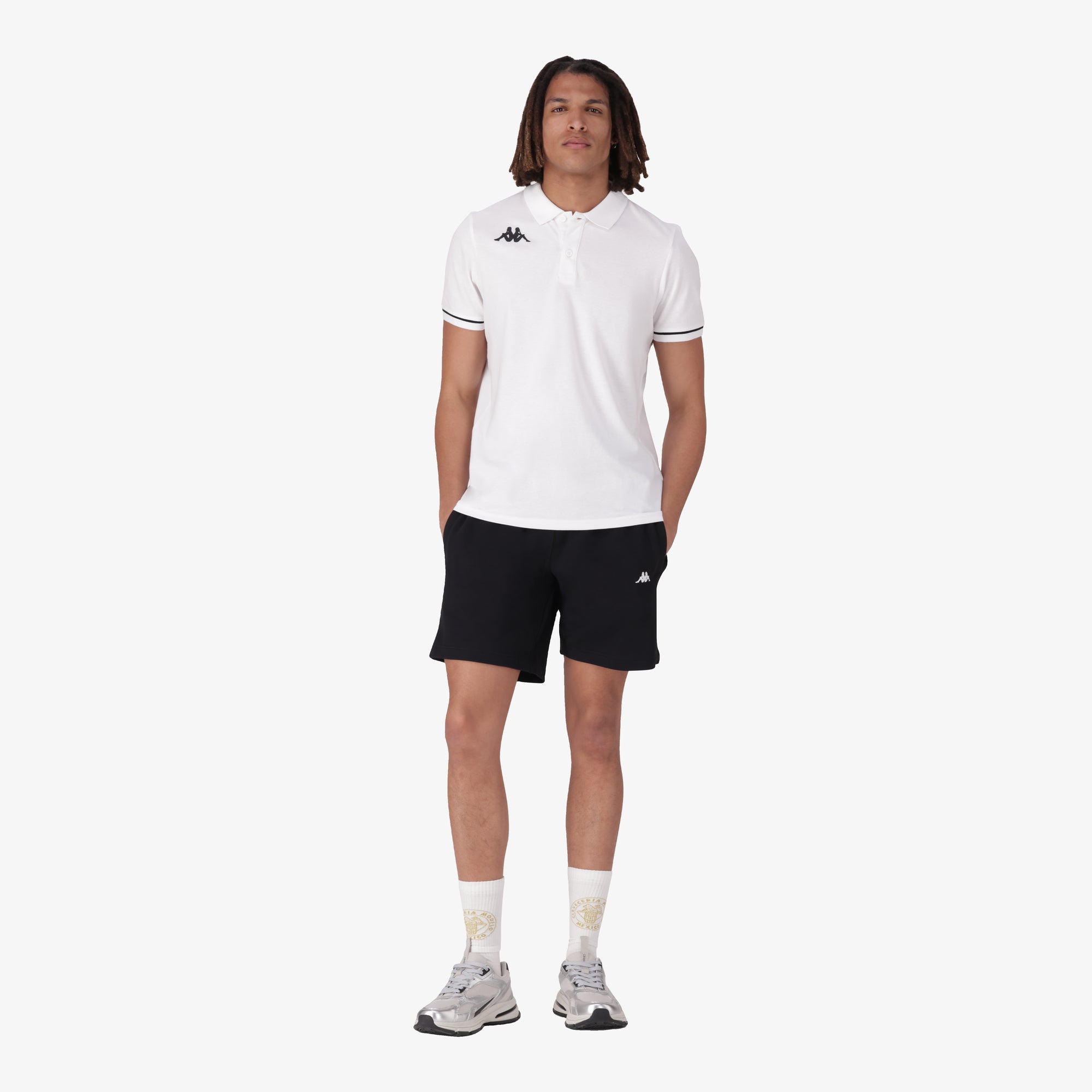 Barli Polo - White/Black