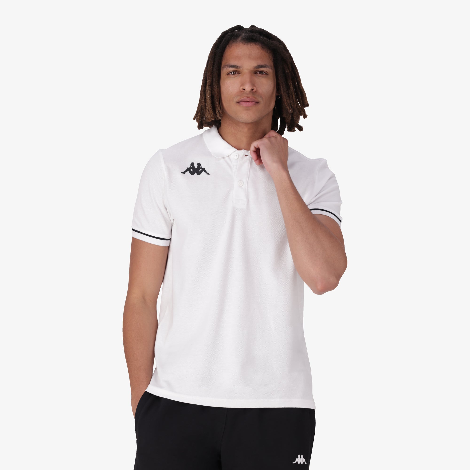 Barli Polo - White/Black