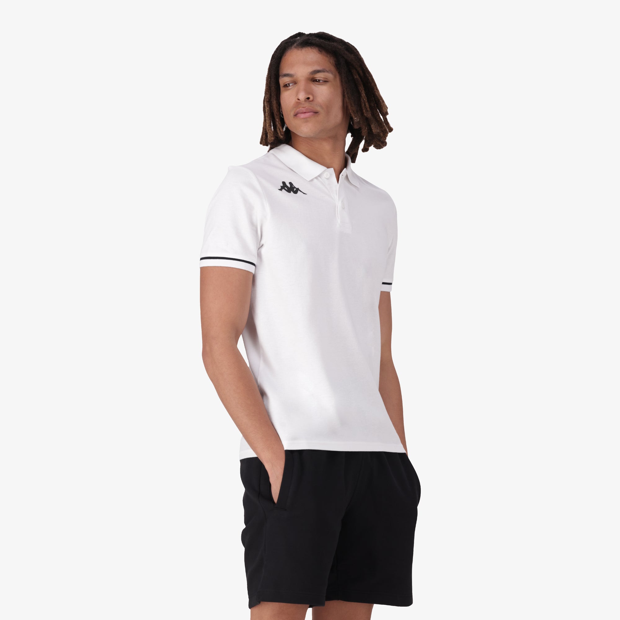 Barli Polo - White/Black