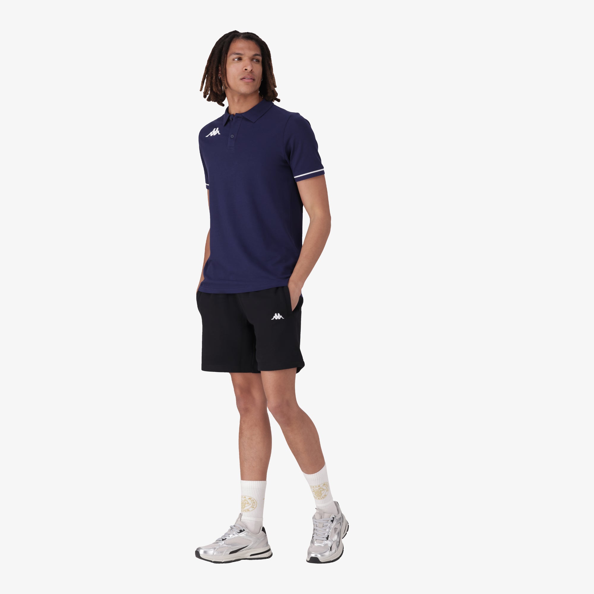 Barli Polo - Blue Marine/White