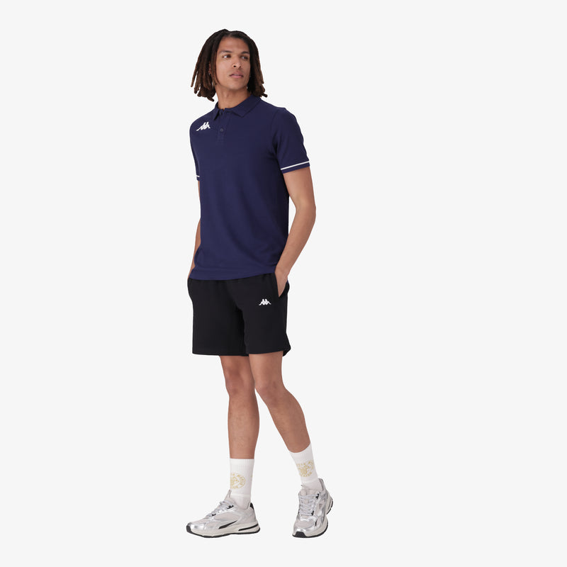Barli Polo - Blue Marine/White