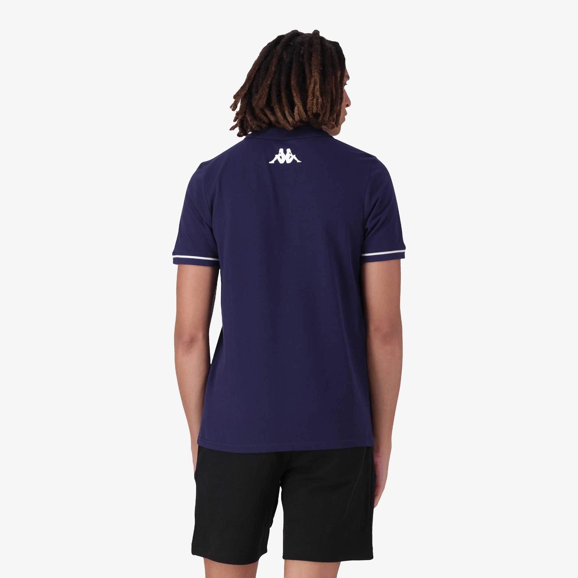 Barli Polo - Blue Marine/White