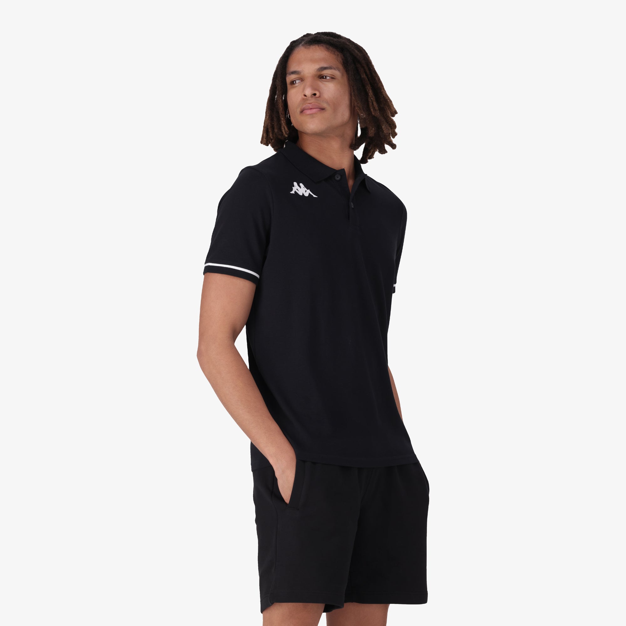 Barli Polo - Black/White