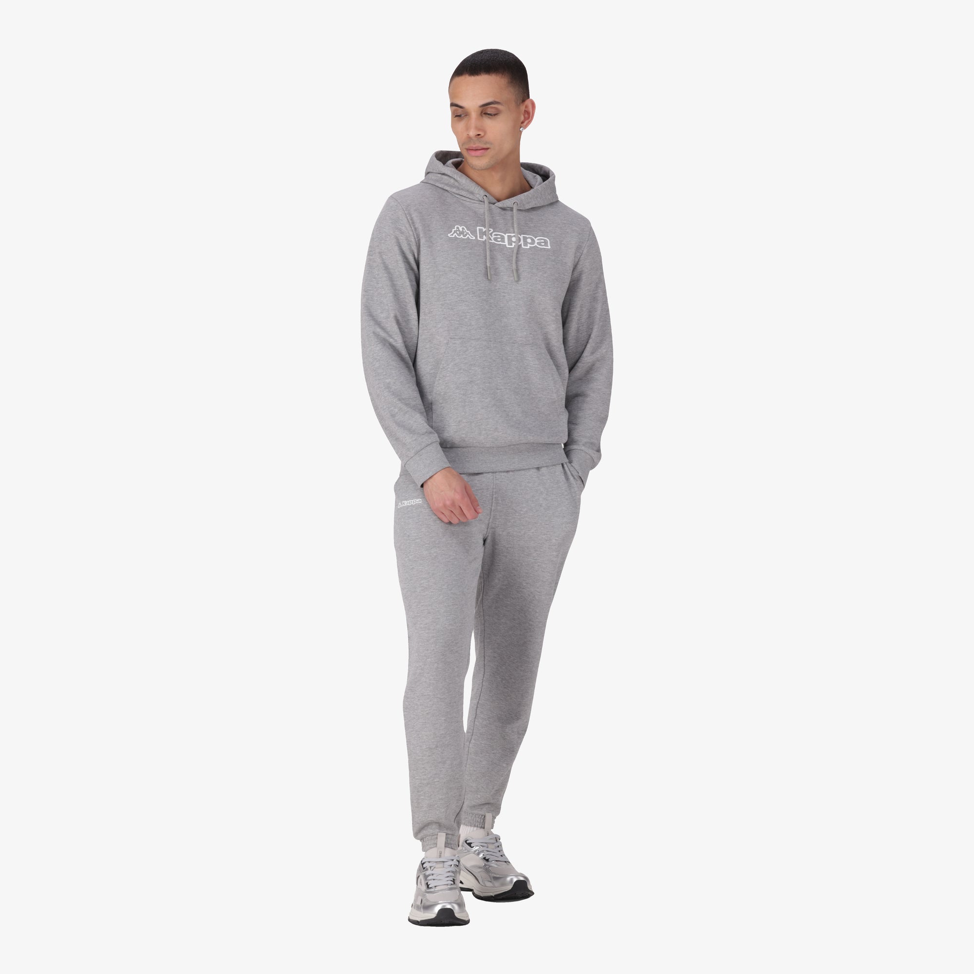 Logo Femmo Hoodie - Grey Md Mel