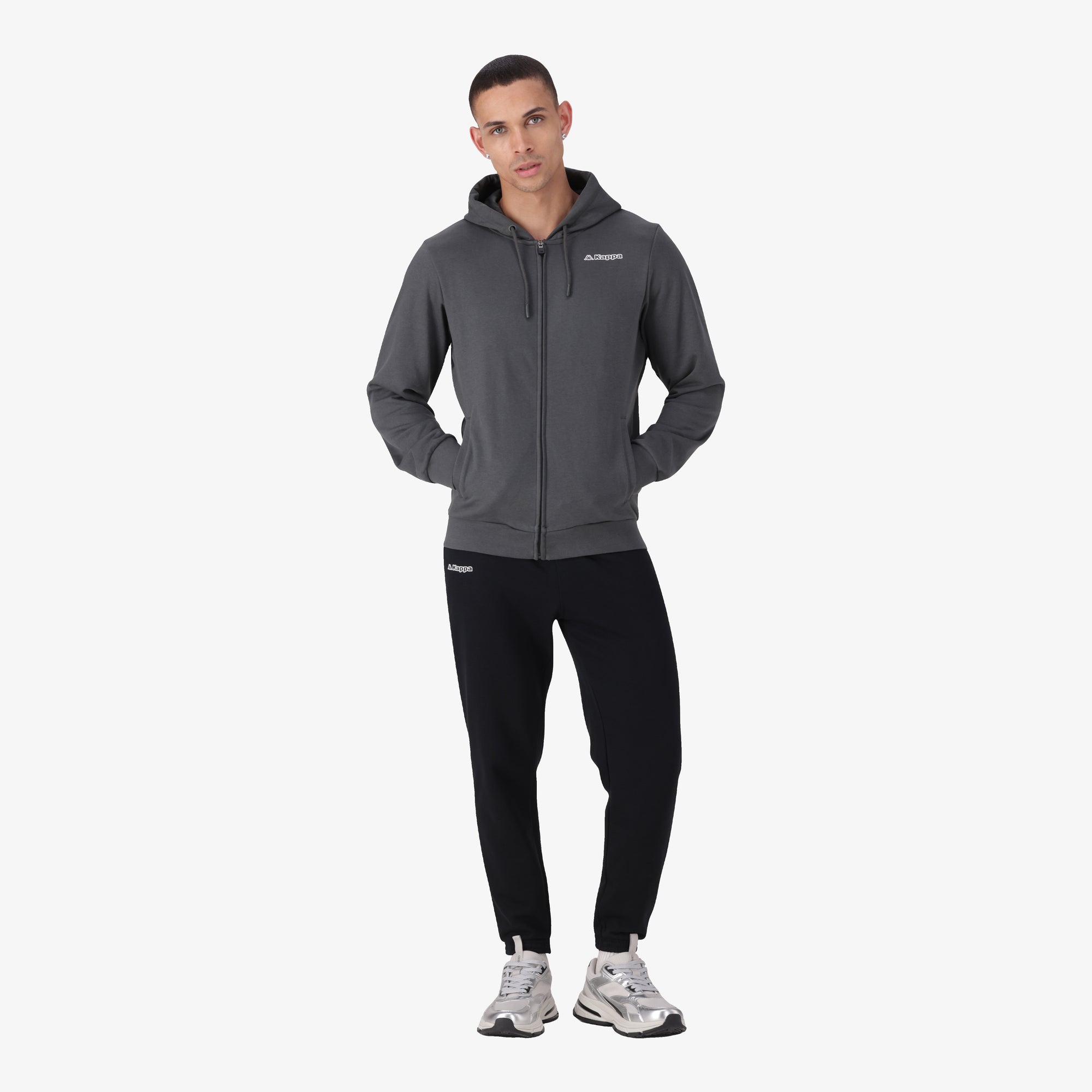 Logo Gruffio Hoodie - Green Blackish
