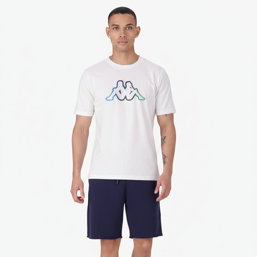 Blue French Terry Shorts for Men | Kappa USA