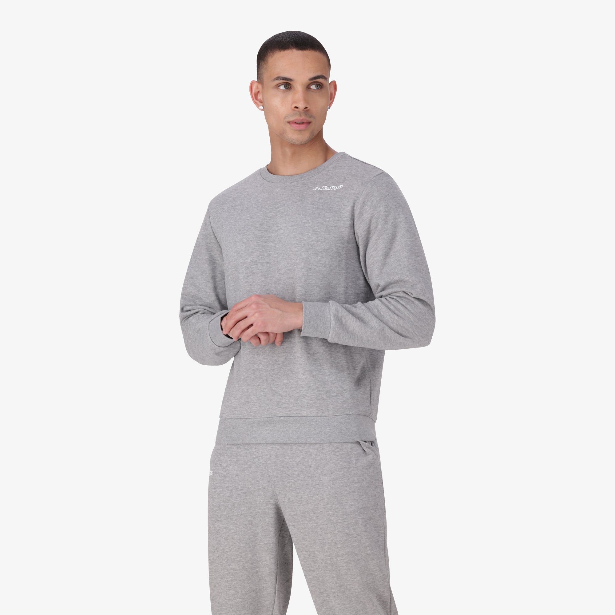 Logo Fediro Sweatshirt - Grey Md Mel