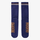 Authentic Abdul Modelo Socks - Blue Evening - White Milk - Brown Pale G
