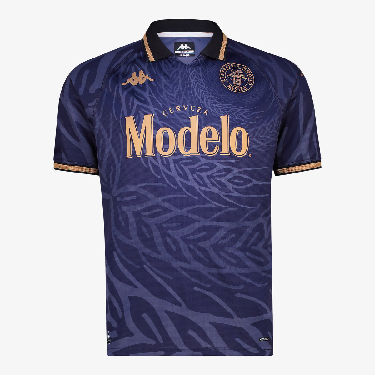 Kombat 2025 Modelo Soccer Jersey - Blue Marine Black Yellow Amber