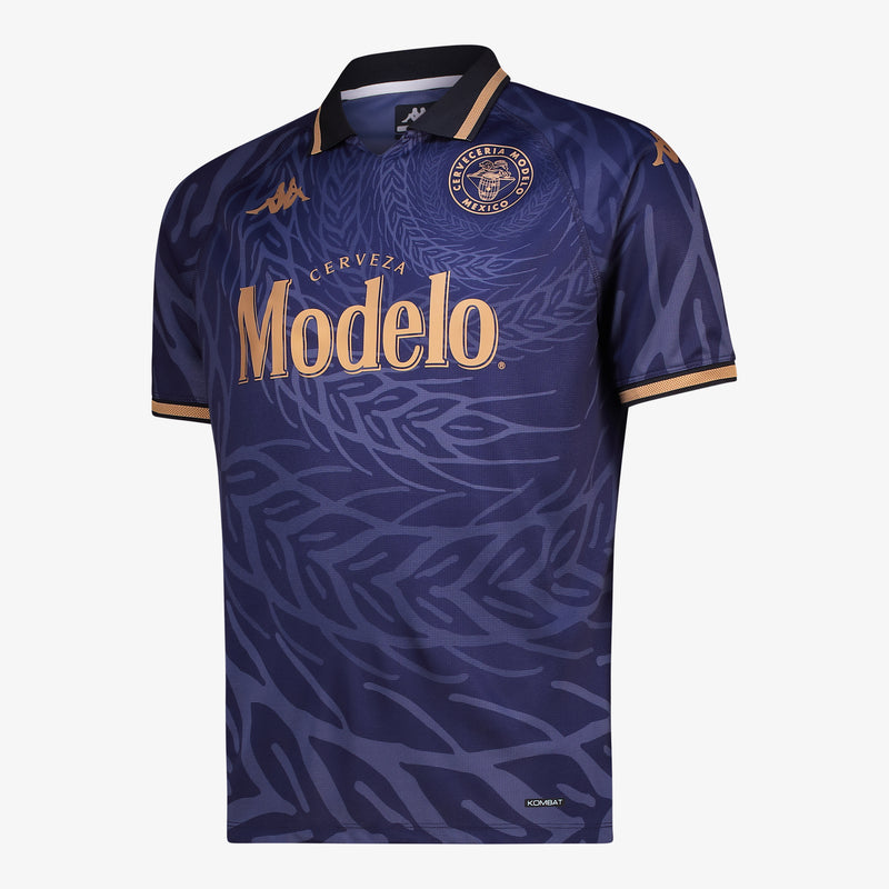 Kombat 2025 Modelo Soccer Jersey - Blue Marine Black Yellow Amber