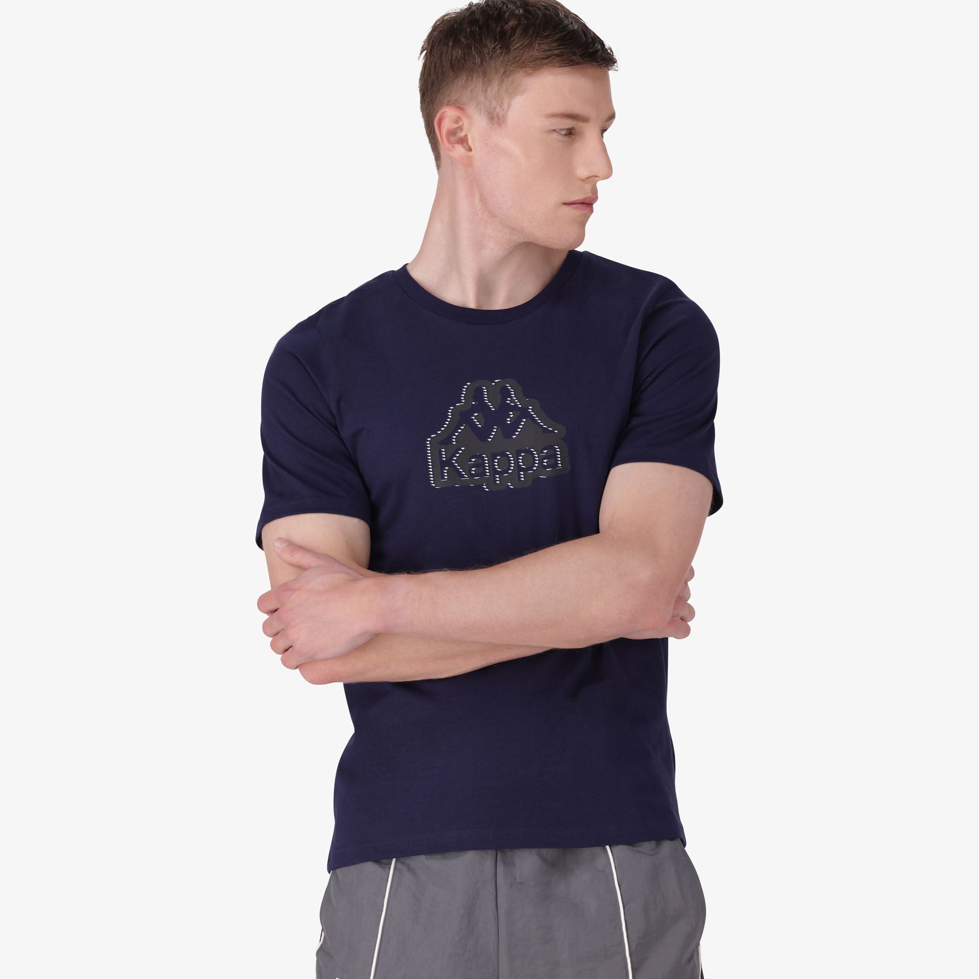 Logo Isfire T-Shirt - Blue Marine
