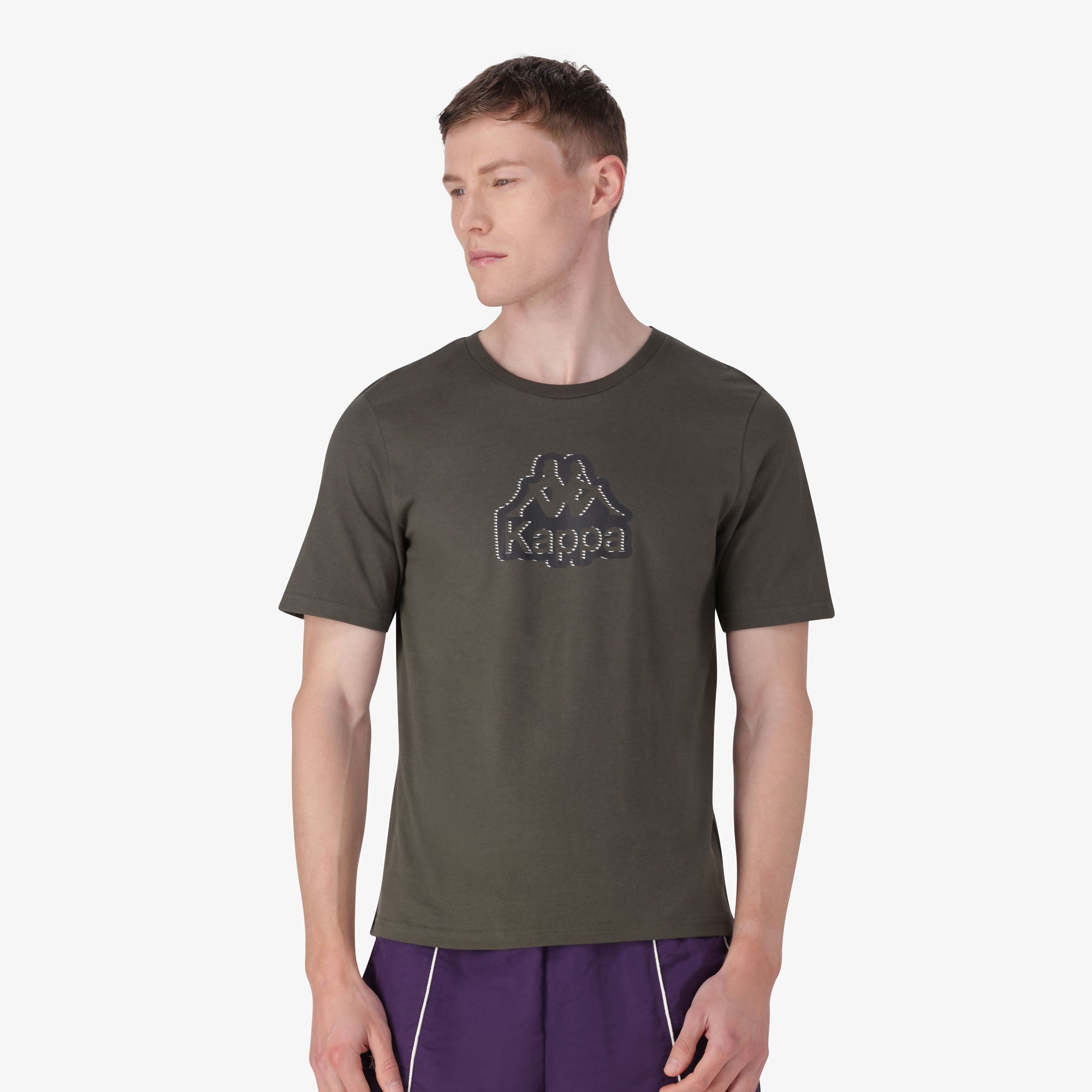 Logo Isfire T-Shirt - Green Blackish