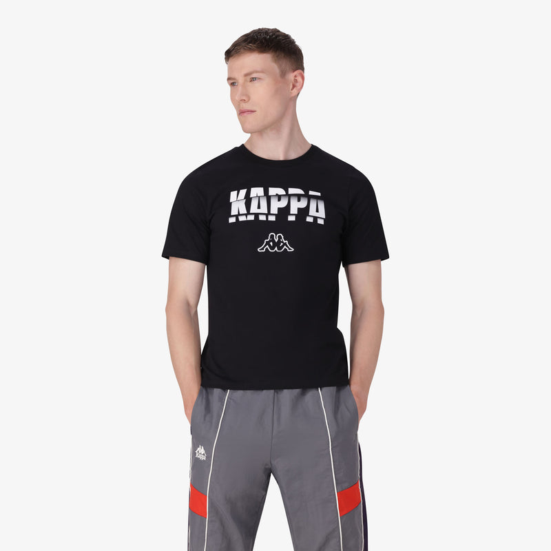 Logo Iurgundy T-Shirt - Black