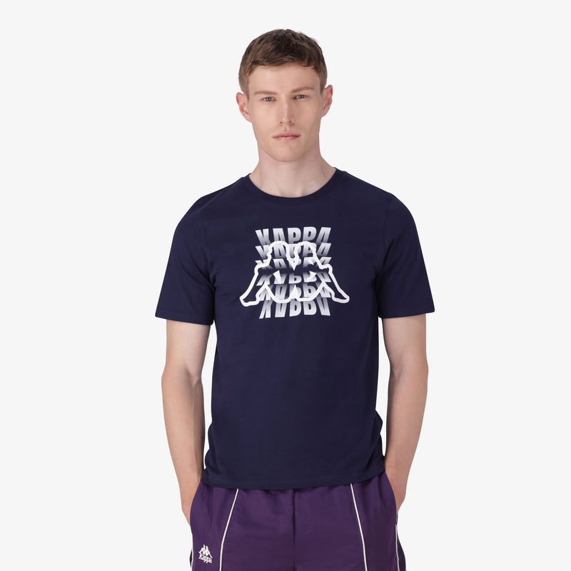 Logo Iveridis T-Shirt - Blue Marine