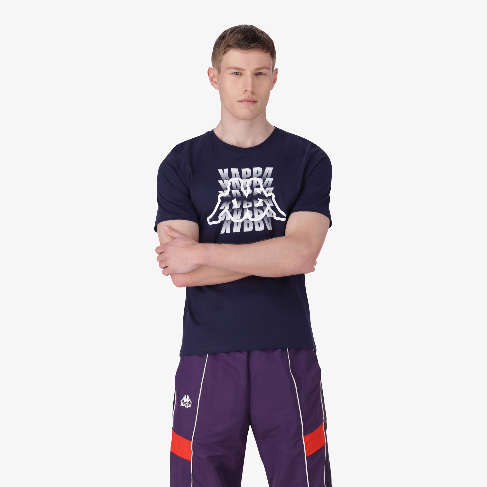 Logo Iveridis T-Shirt - Blue Marine