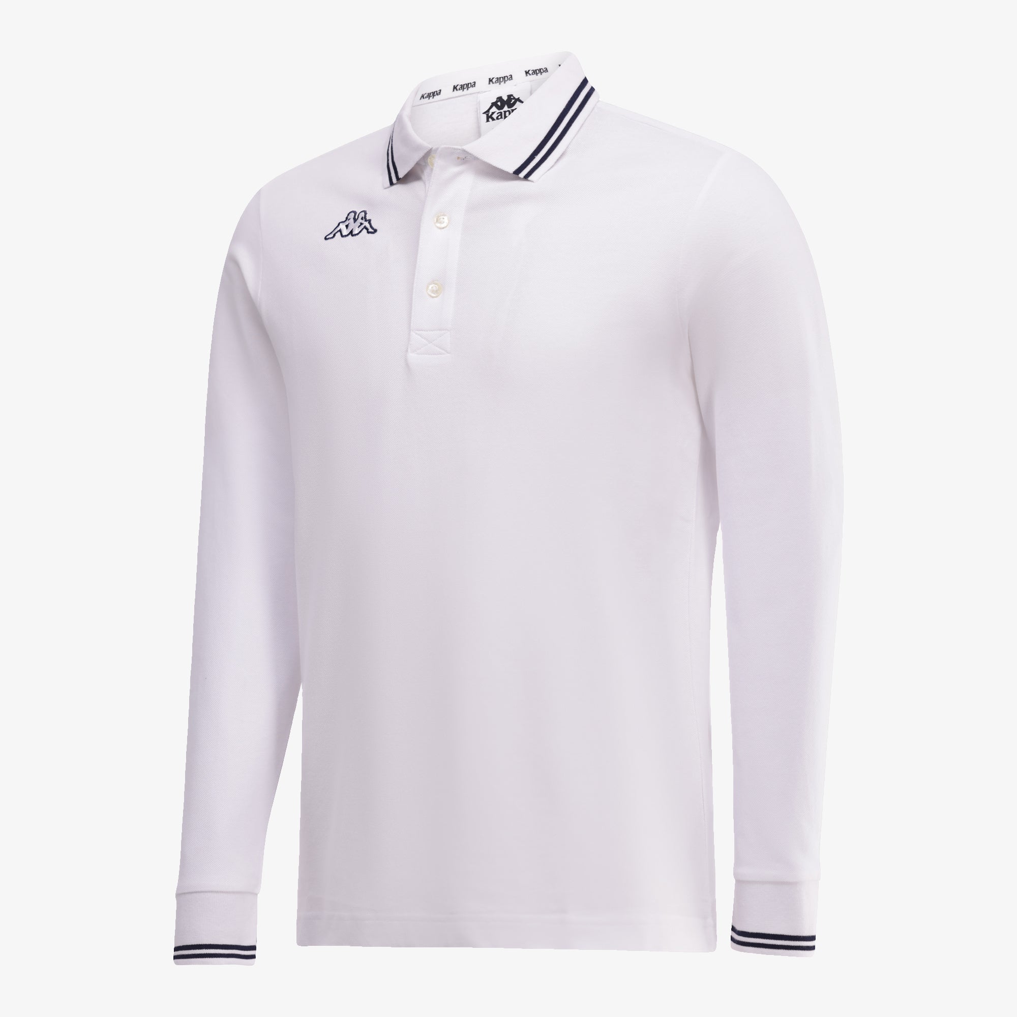 Logo Maltax 5MLS Polo - White/Blue Marine