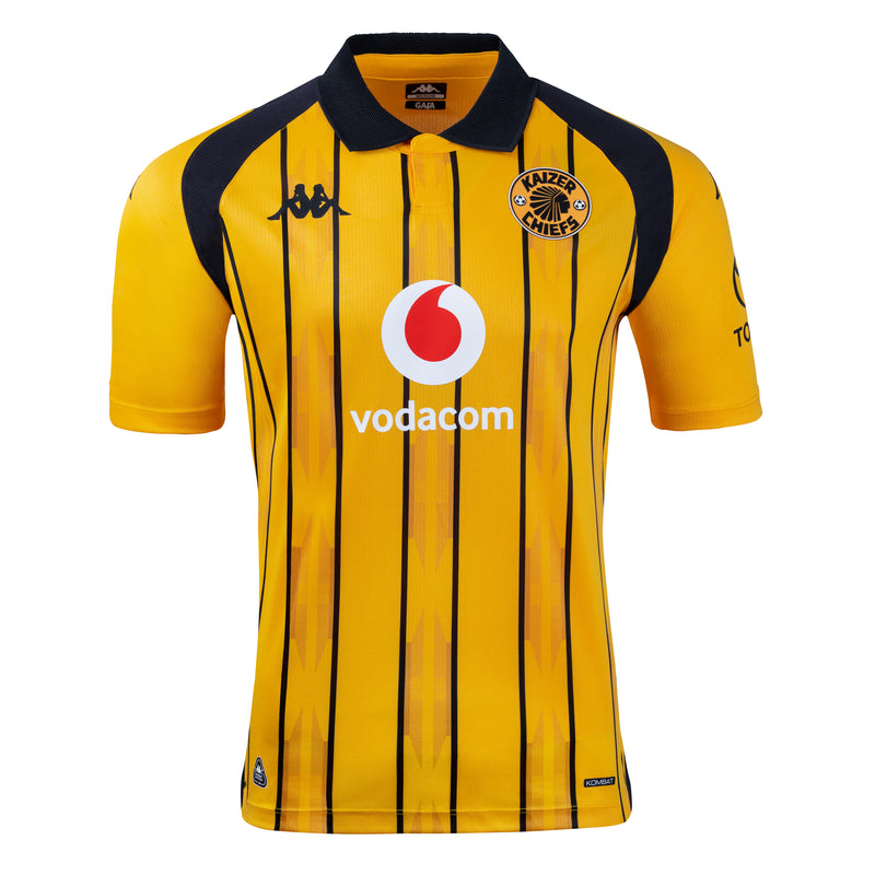 Kaizer Chiefs Kombat 2027 Home AM Jersey - Yellow Saffron Black