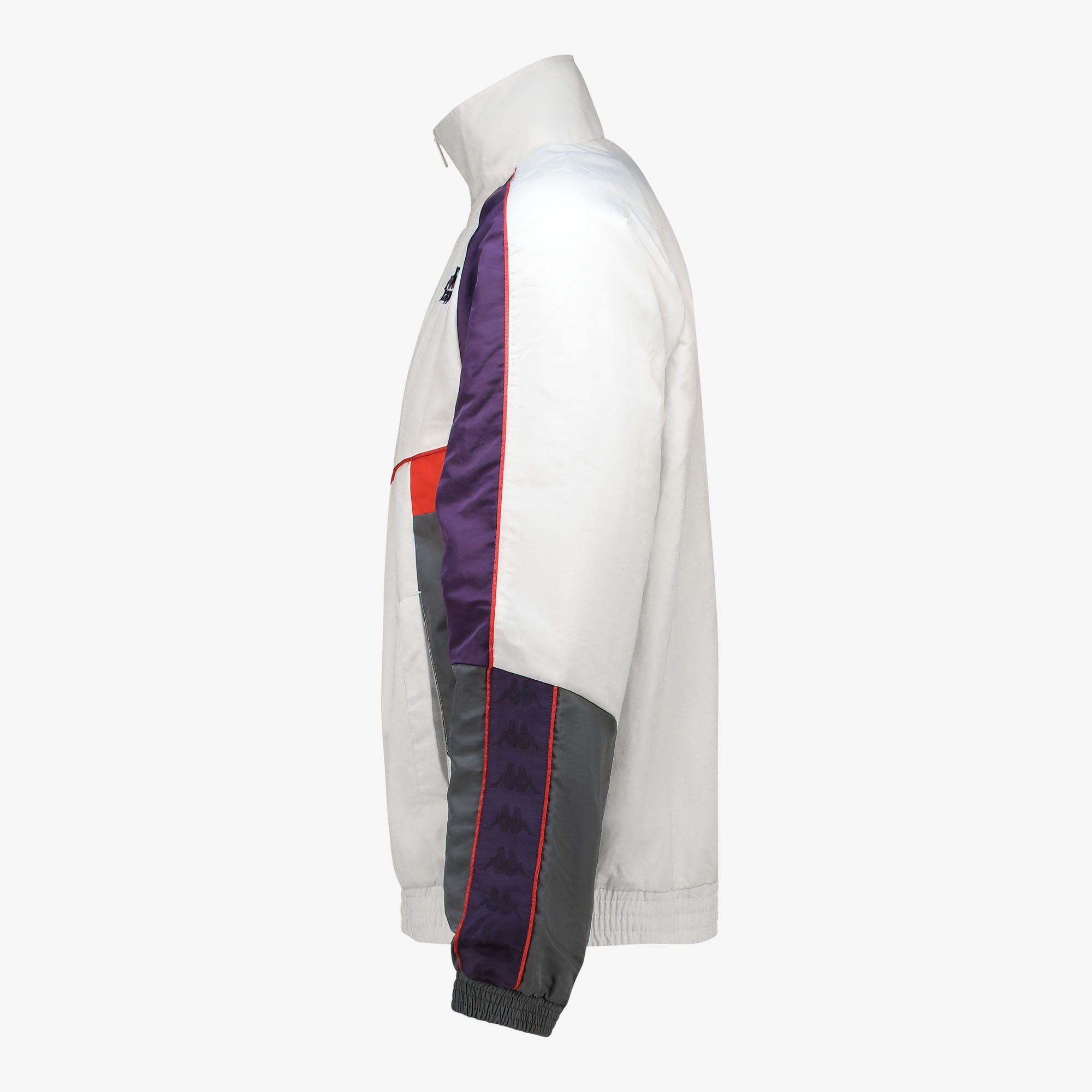 222 Banda Ozzy Jacket - White Natural Violet Anil Grey Charcoal