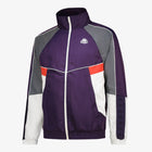 222 Banda Ozzy Jacket - Violet Anil Grey Charcoal White Natural