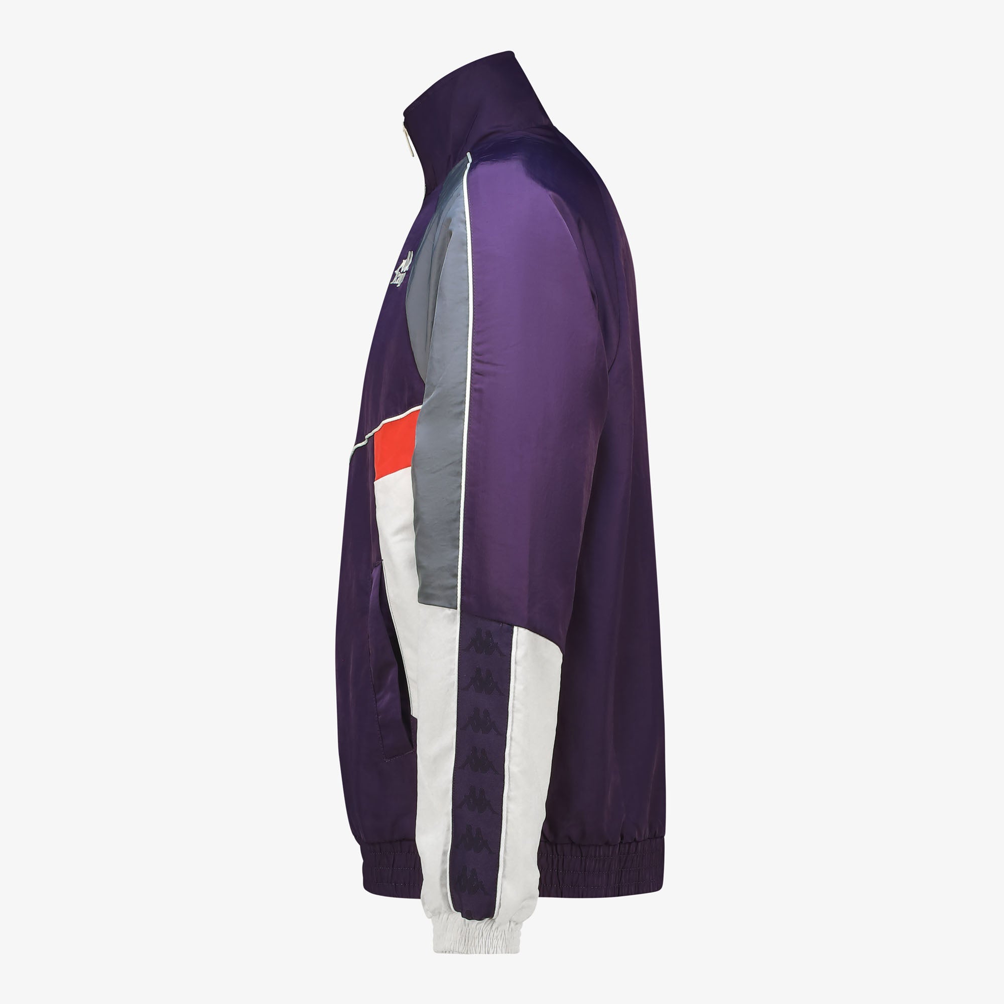 222 Banda Ozzy Jacket - Violet Anil Grey Charcoal White Natural