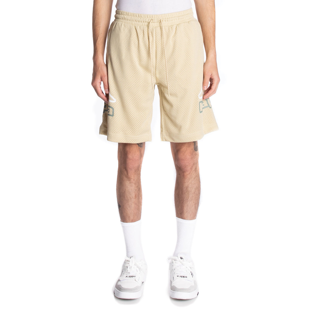 Vuggeviser Inficere slim Tan/Beige Mesh Athletic Shorts - Logo Deer - Matching Set - Men – Kappa USA
