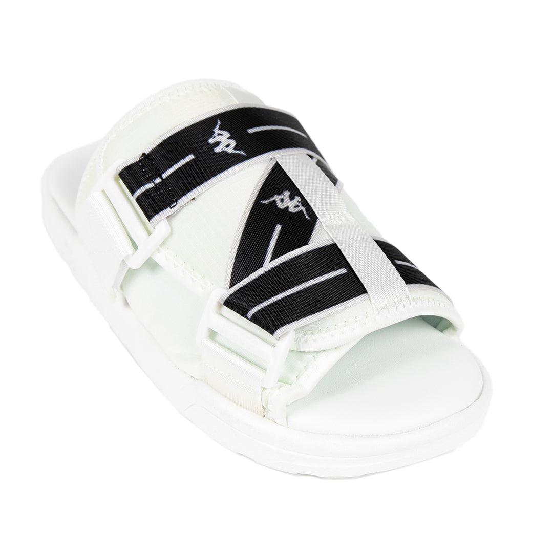 Sandals Jpn Mitel Slides Kappa Authentic Kappa Slides White