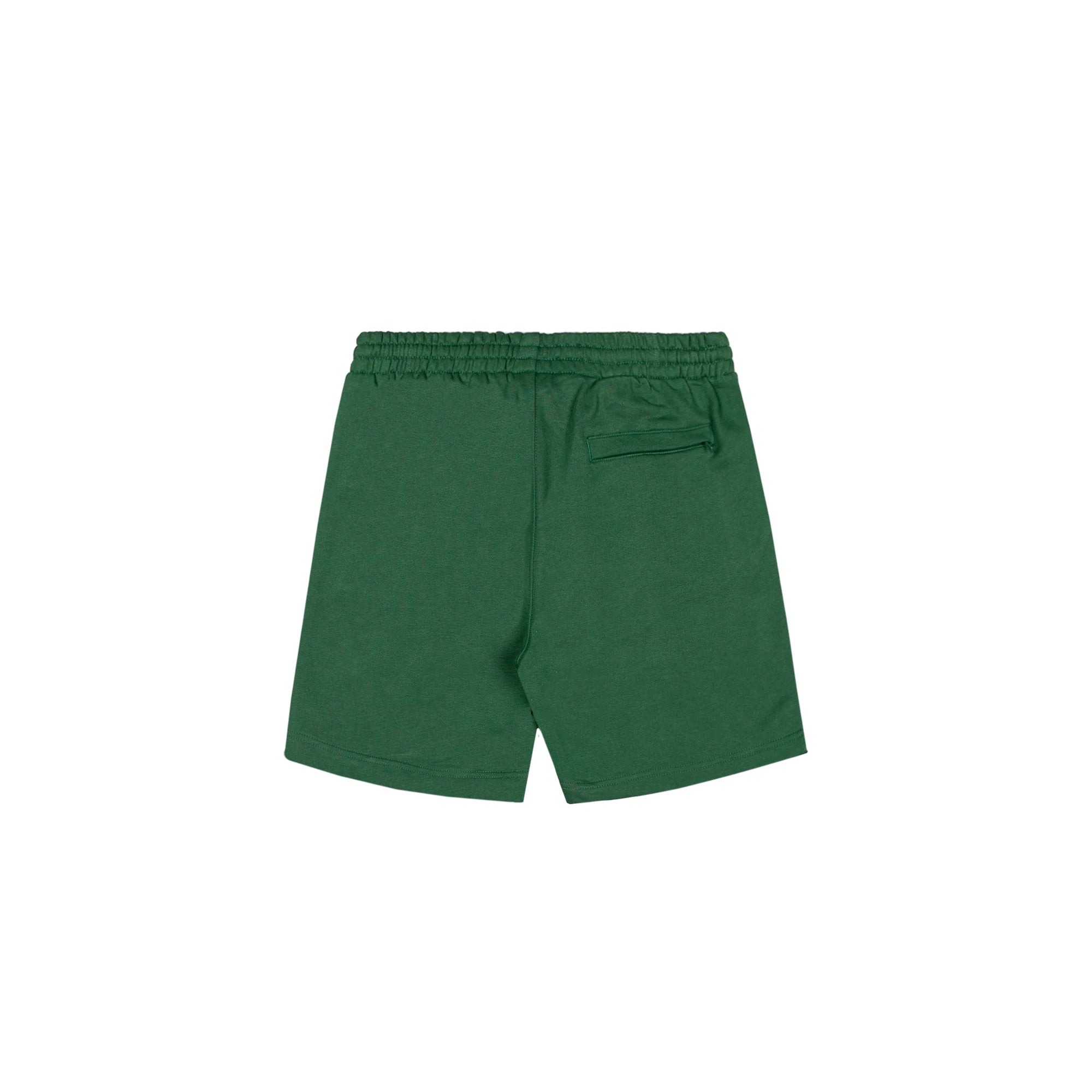 Back view of green shorts.