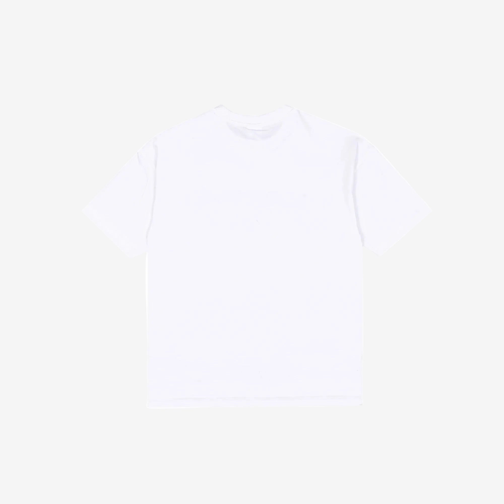 Back of white t-shirt.