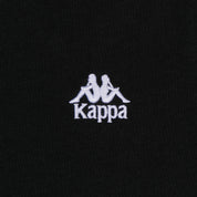 Detail of embroidered Kappa logo on front of T-shirt.