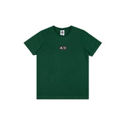 Dark green t-shirt with silicone Kappa patch on front.