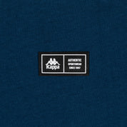 Detail view of silicone patch reading Kappa Authentic Sportswear since 1967.