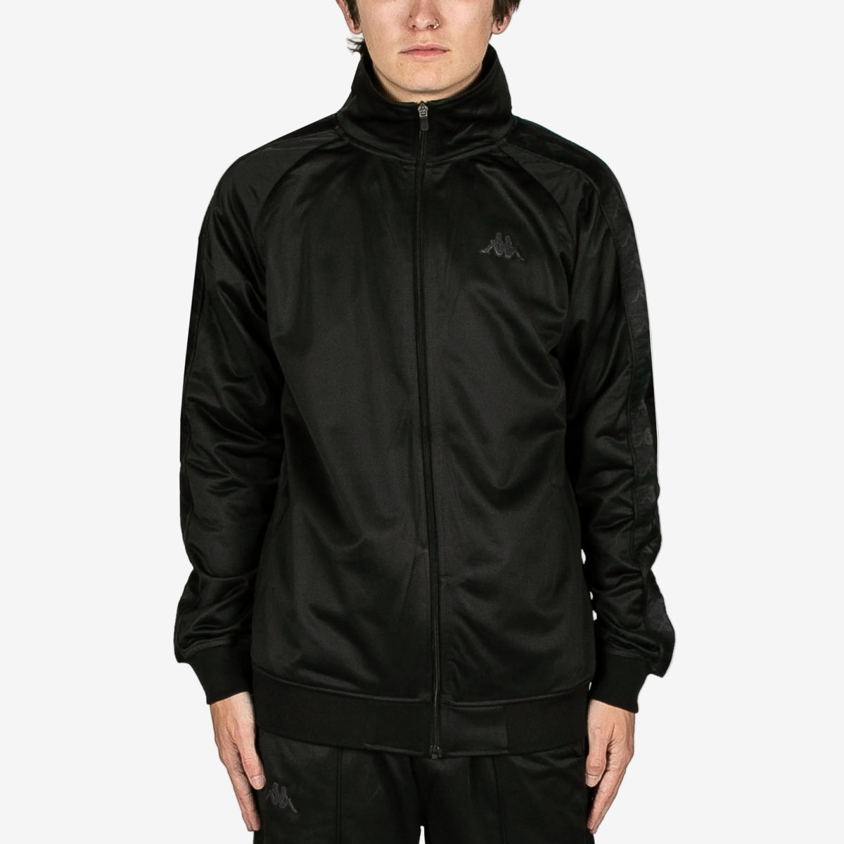 222 Banda Anniston Track Jacket | Black / Jet | Kappa USA