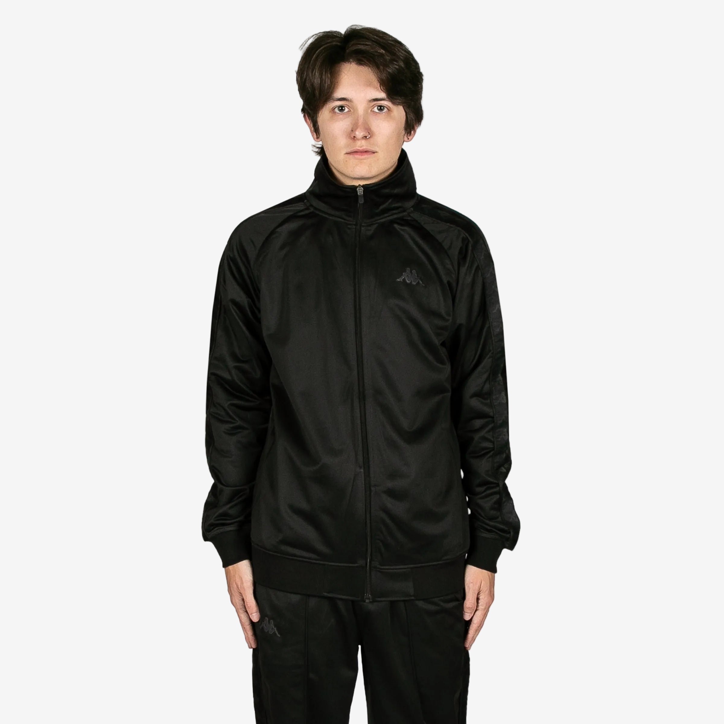 222 Banda Anniston Track Jacket | Black / Jet | Kappa USA