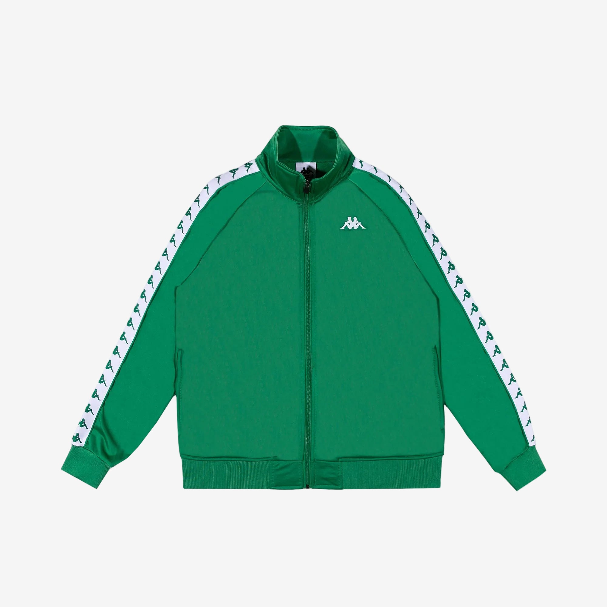 Zip-Up Green Track Jacket for Men | Kappa USA Zip-Up Green Track Jacket for Men | Kappa USA