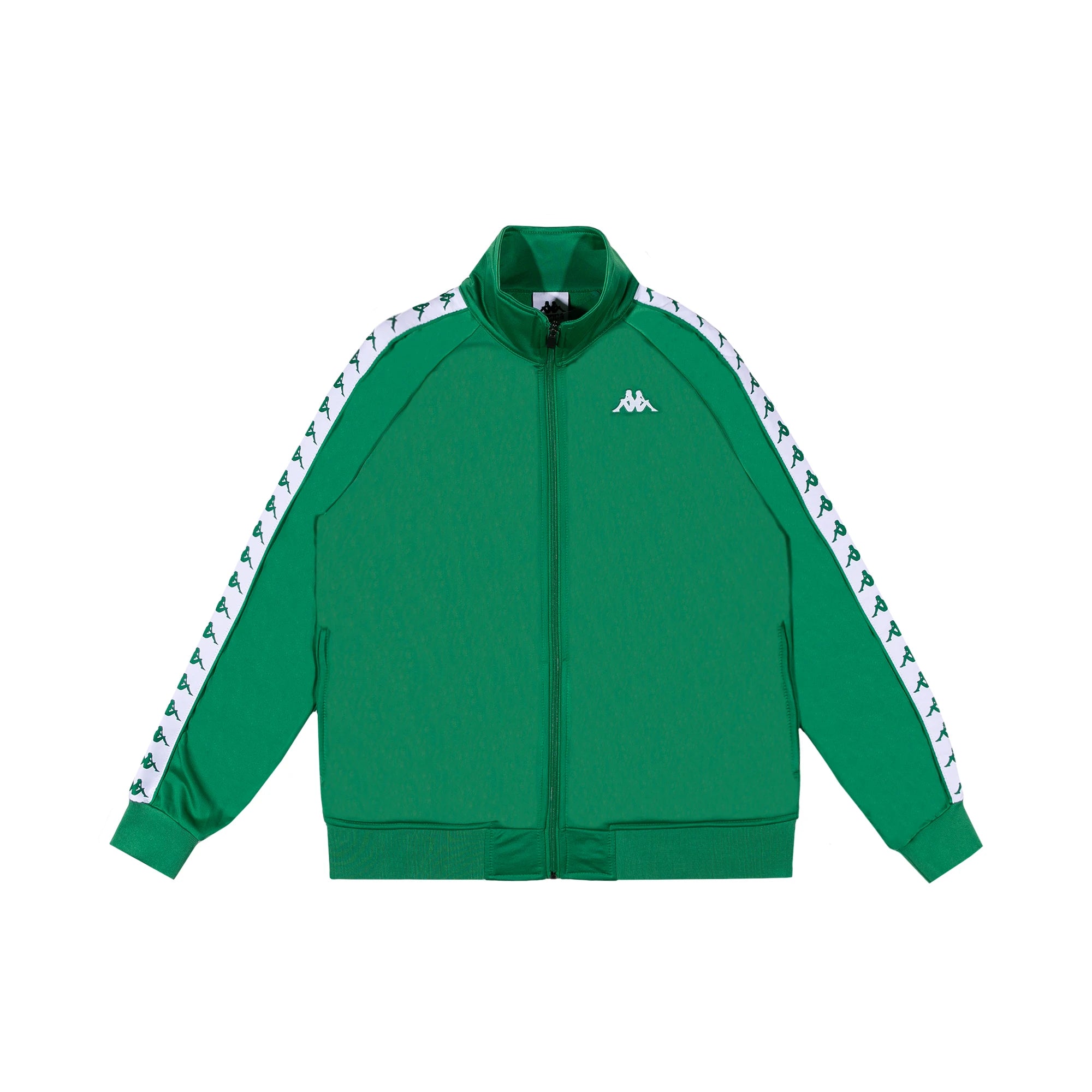 Zip-Up Green Track Jacket for Men Kappa USA - Main Image