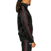 222 Banda Anniston Slim Jacket - Black Red Racing White