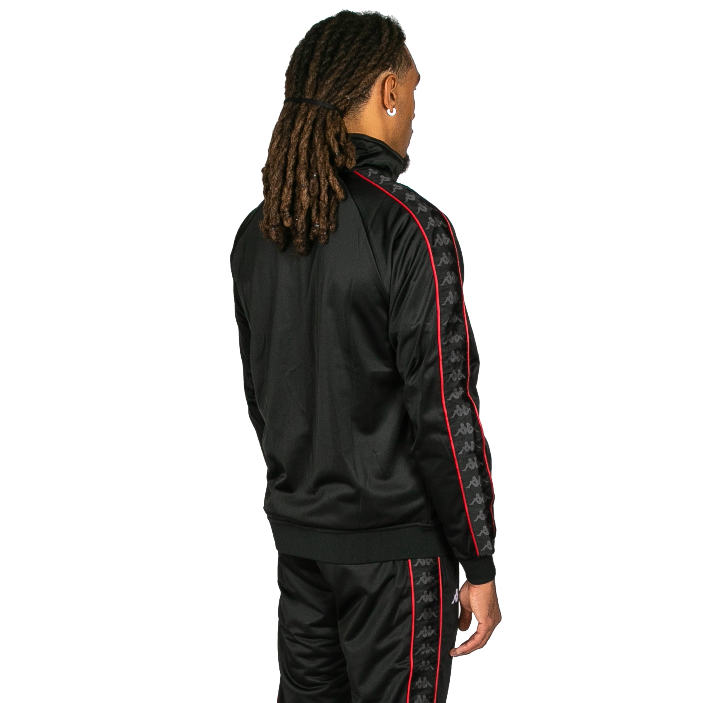222 Banda Anniston Slim Jacket - Black Red Racing White