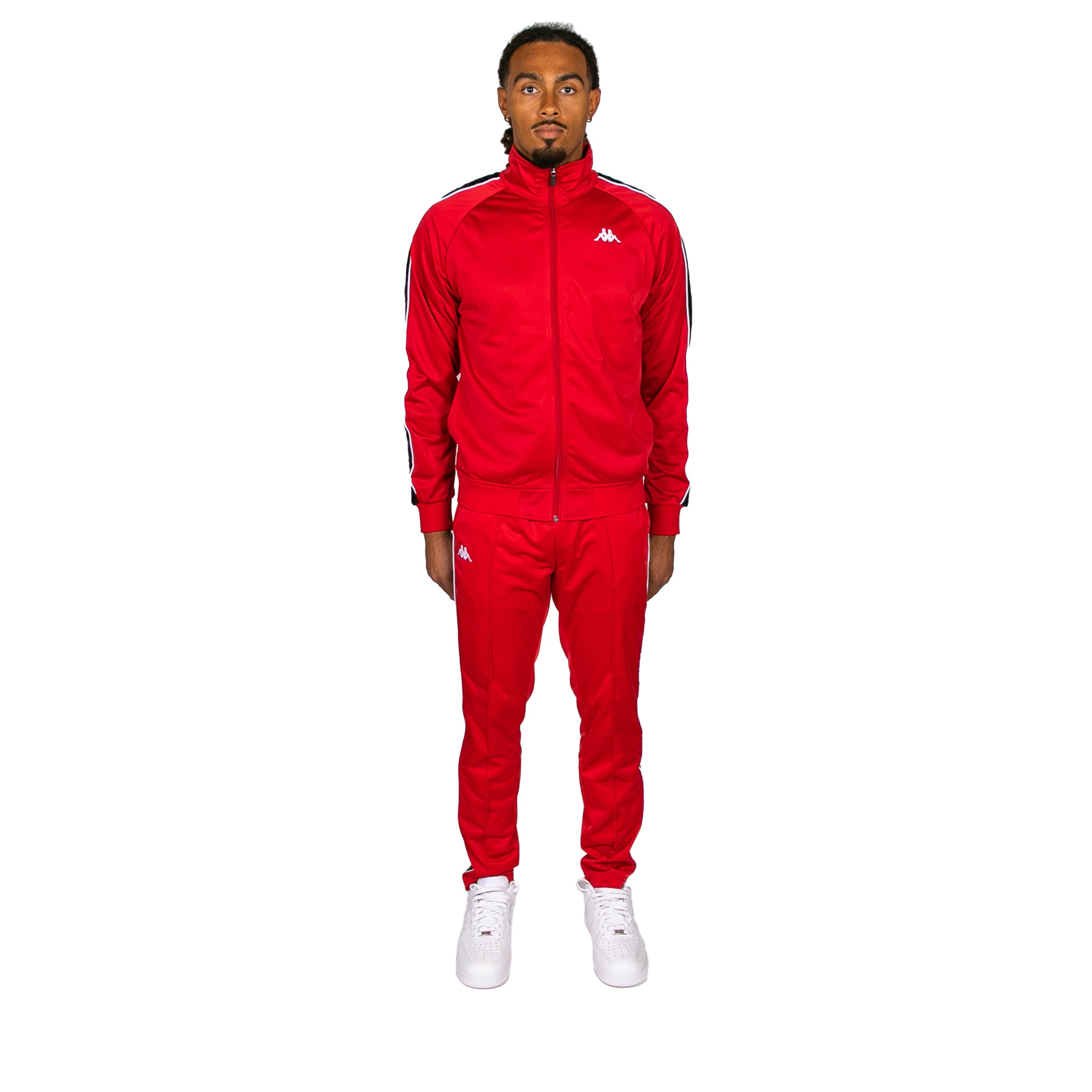 222 Banda Astoria Slim Pants - Red Racing Black White