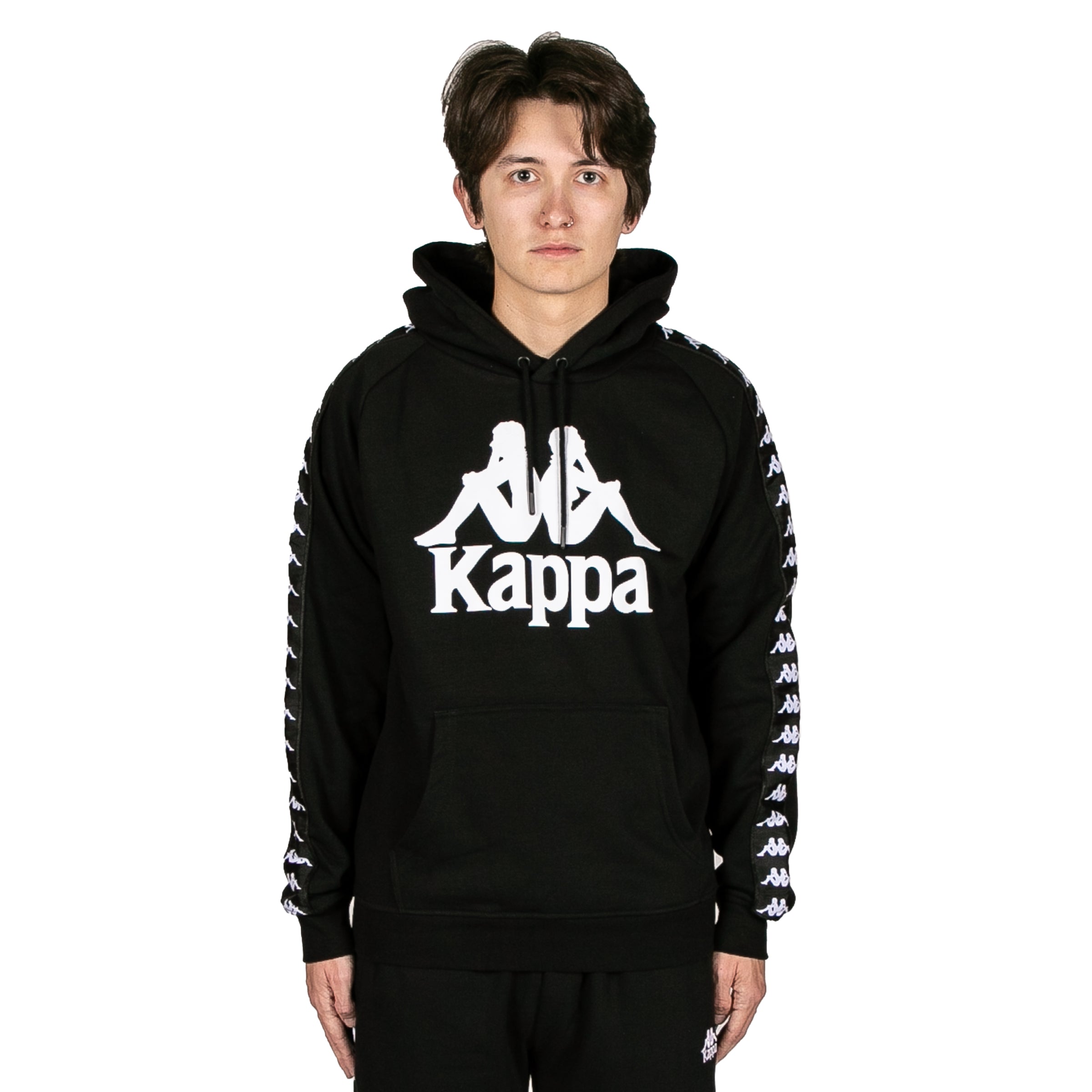 222 Banda Hurtado Hoodie - Black White