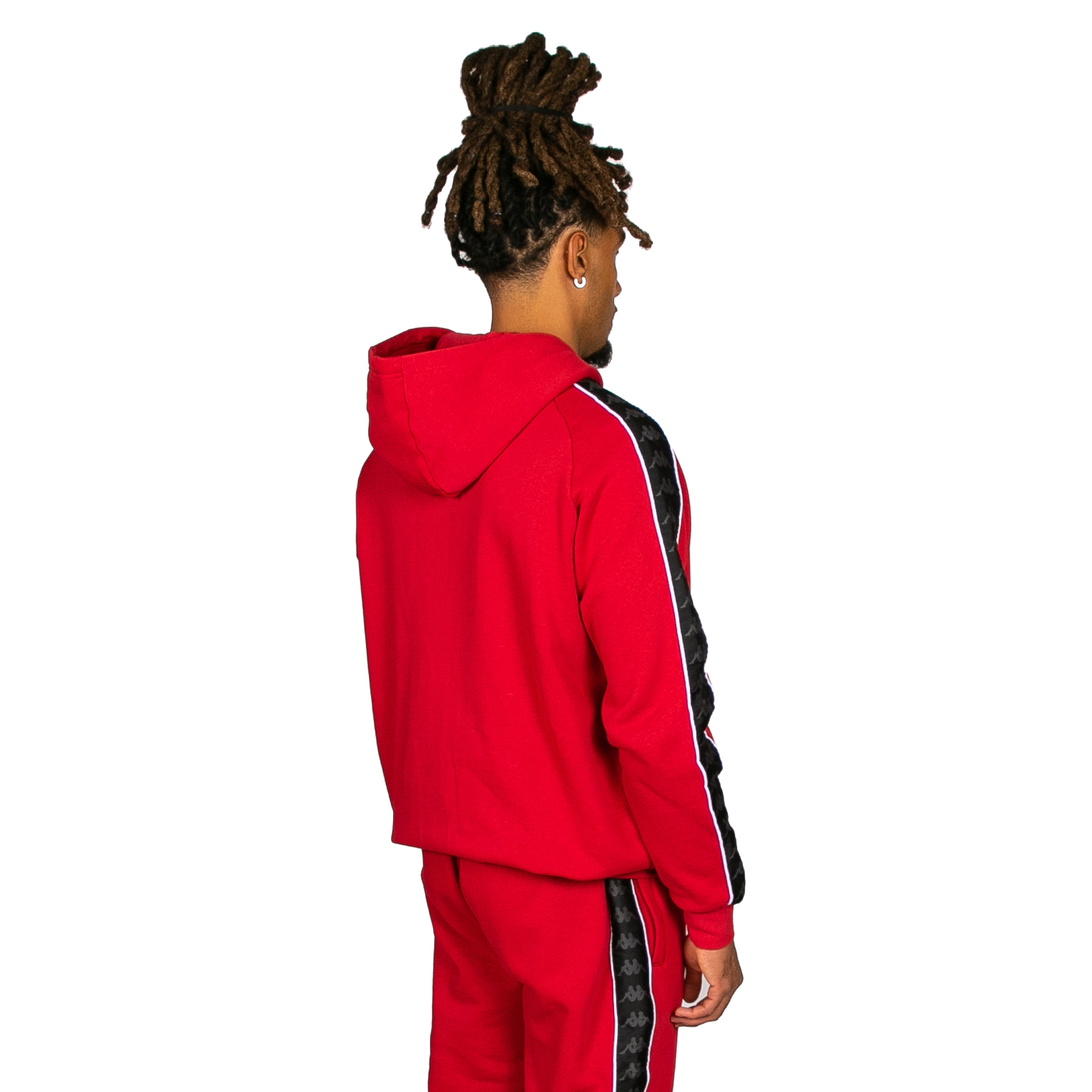 222 Banda Madison 2 Hoodie - Red Racing Black White