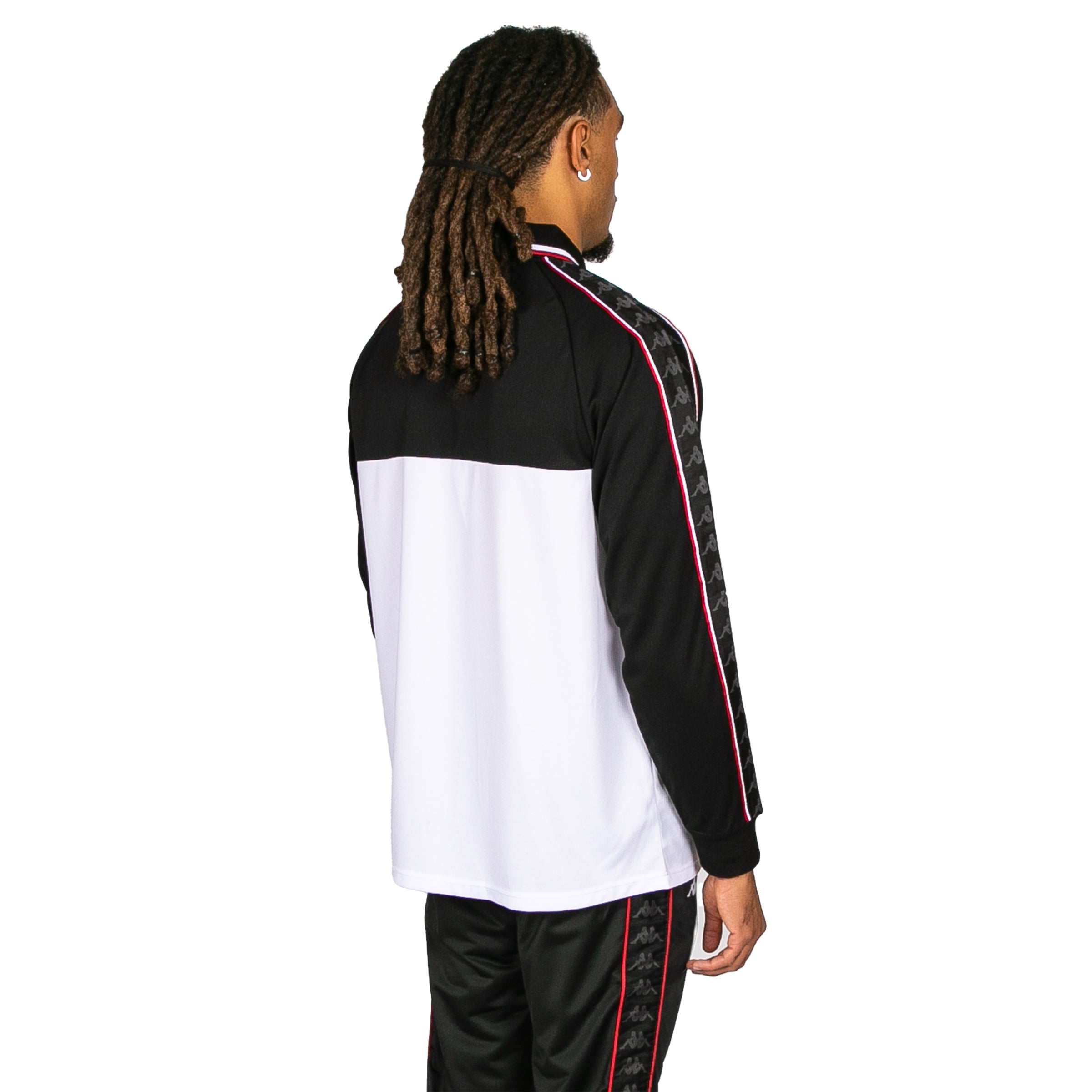 222 Banda Onika Long Sleeve Jersey - Black White Red Racing