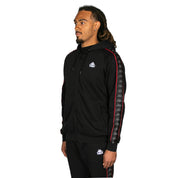 222 Banda Zamin 4 Zip Up Hoodie - Black Red Racing White