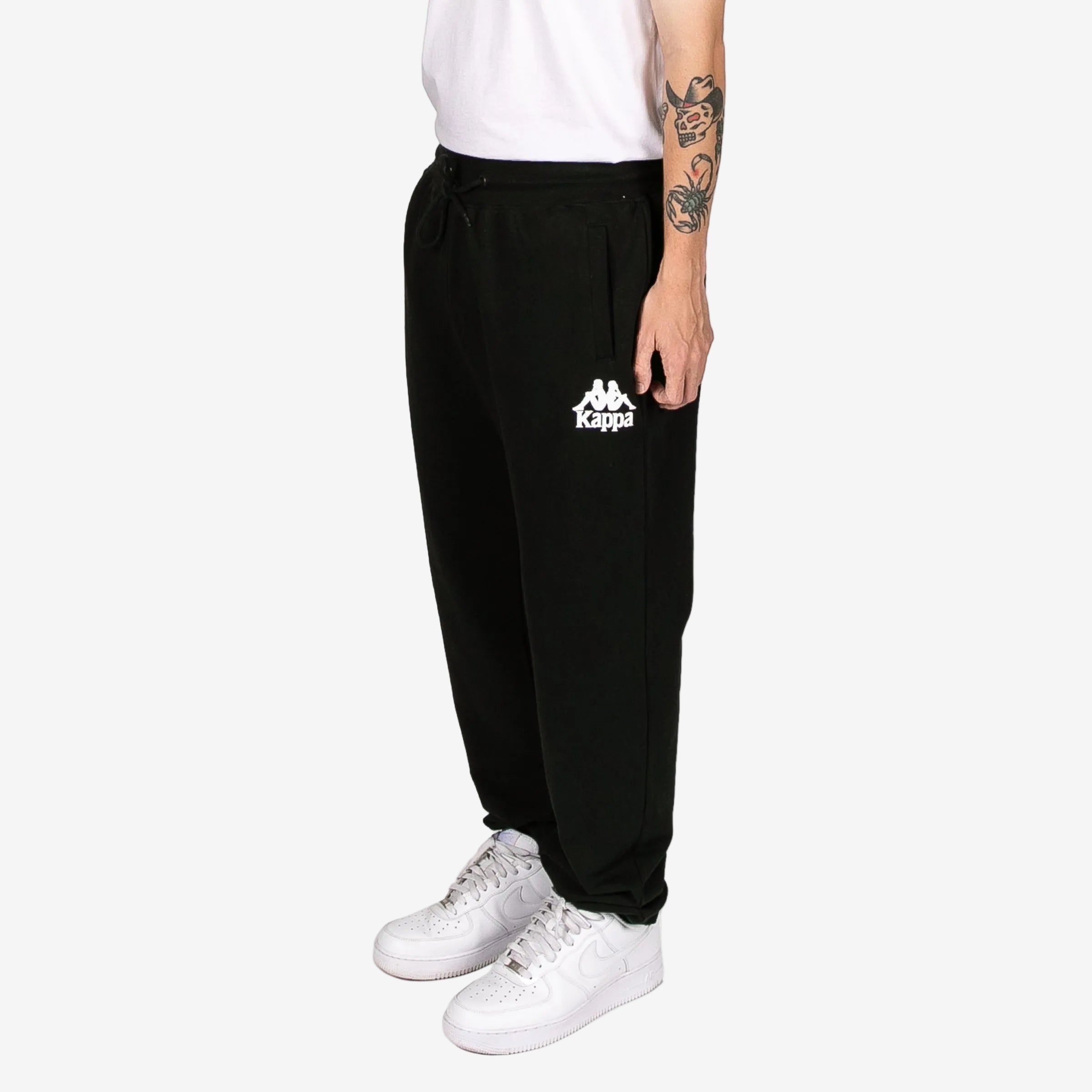 Authentic Gothenburg Sweatpant | Black / White | Kappa USA