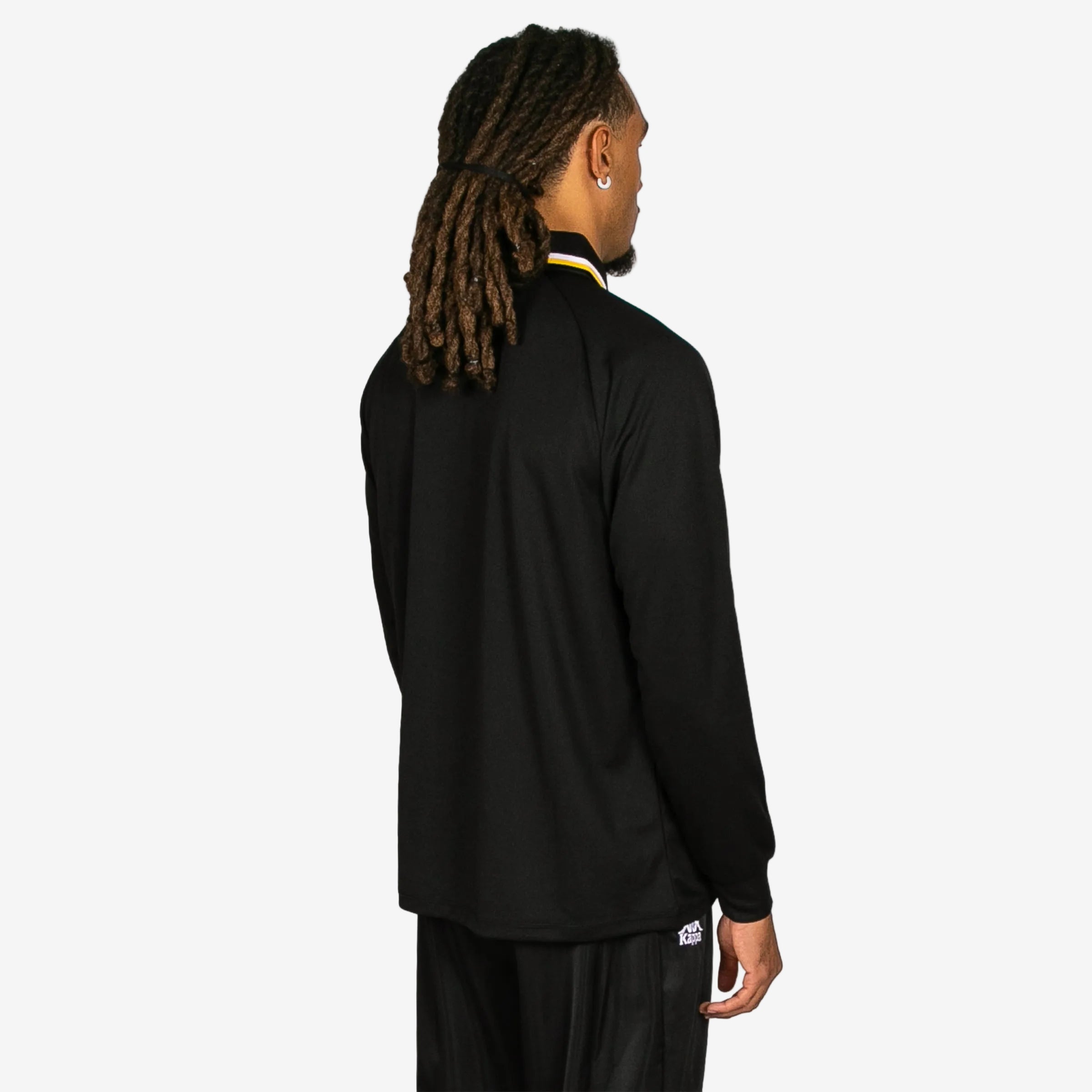 Black Yellow White Long Sleeve Jersey (Unisex) | Kappa USA