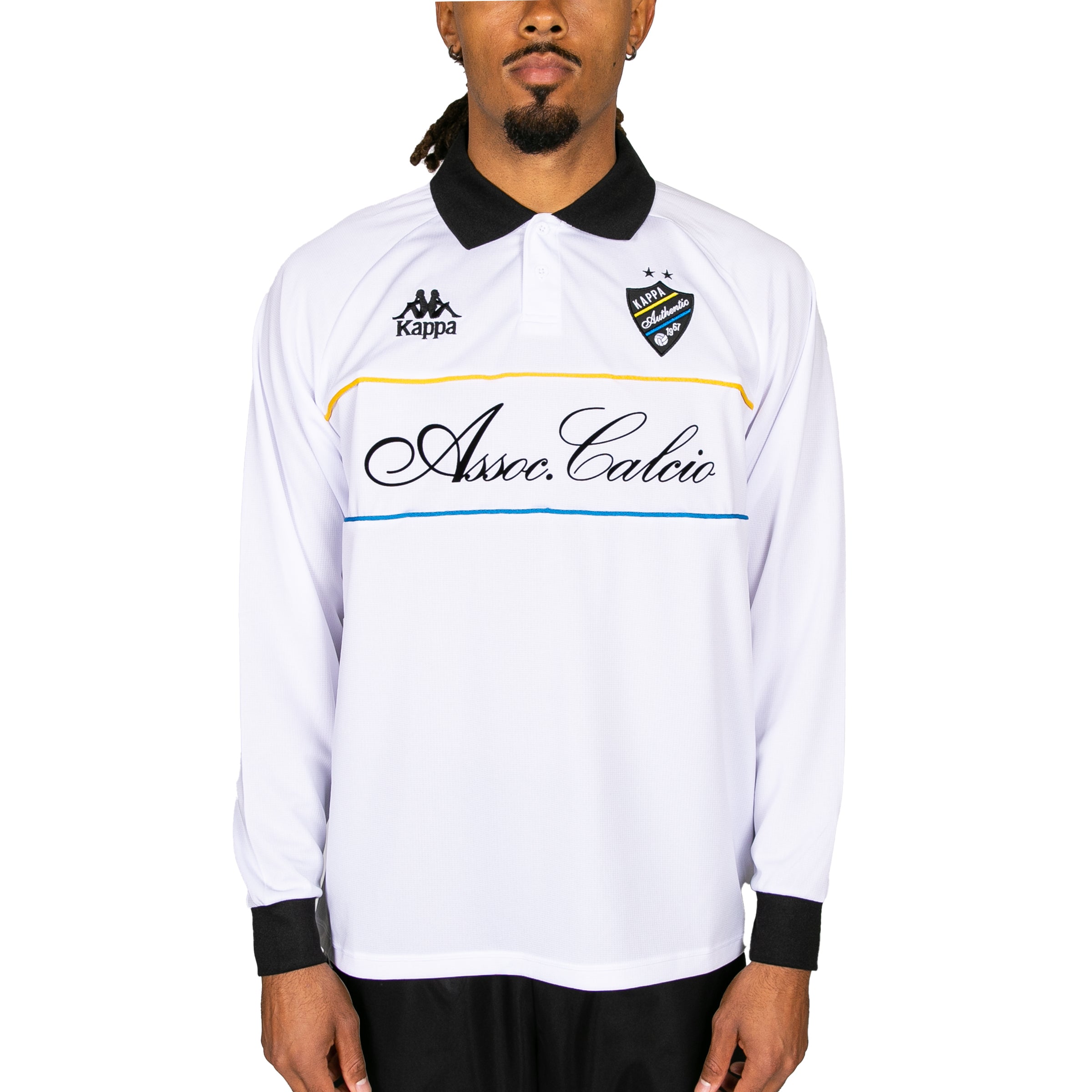 Authentic Olafure Long Sleeve Jersey - White Black