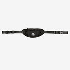 Black waist bag with Kappa logo on a white background