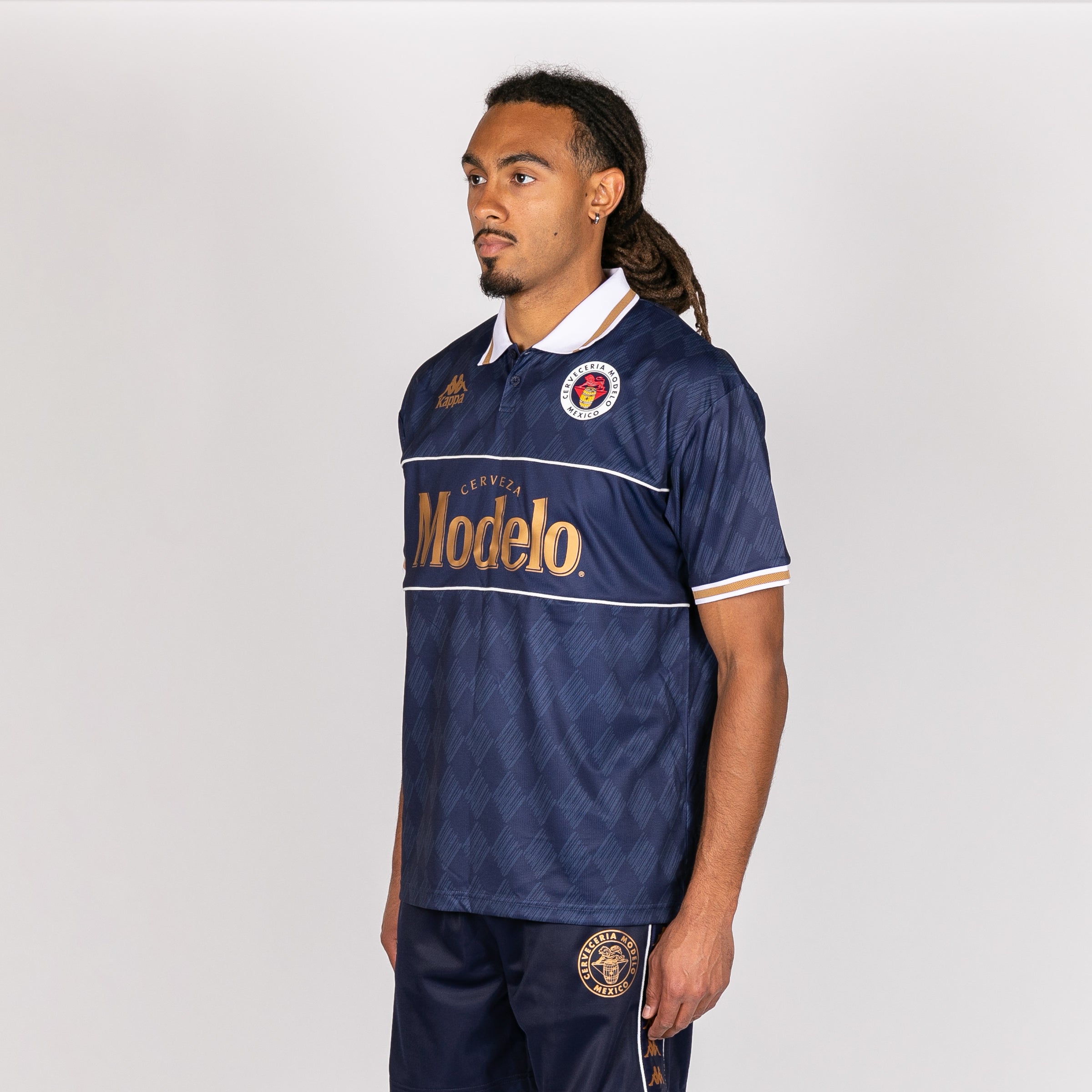 Kappa カッパ　グレミオ ユニフォーム　超希少品 Authentic Sanjay Modelo - Blue Evening - White Milk - Brown Pale G