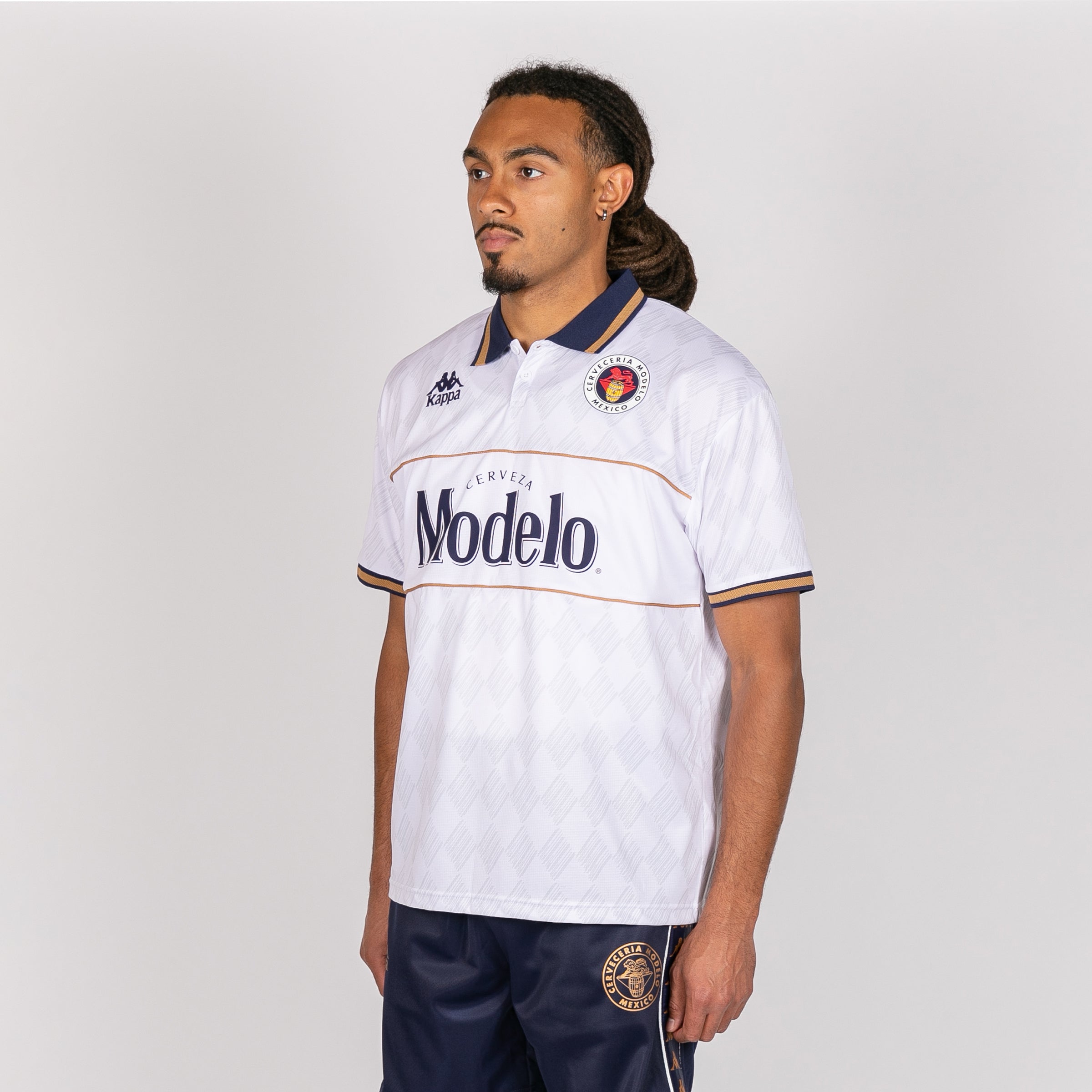 Kappa カッパ　グレミオ ユニフォーム　超希少品 Authentic Sanjay Modelo - White Milk - Blue Evening - Brown Pale G