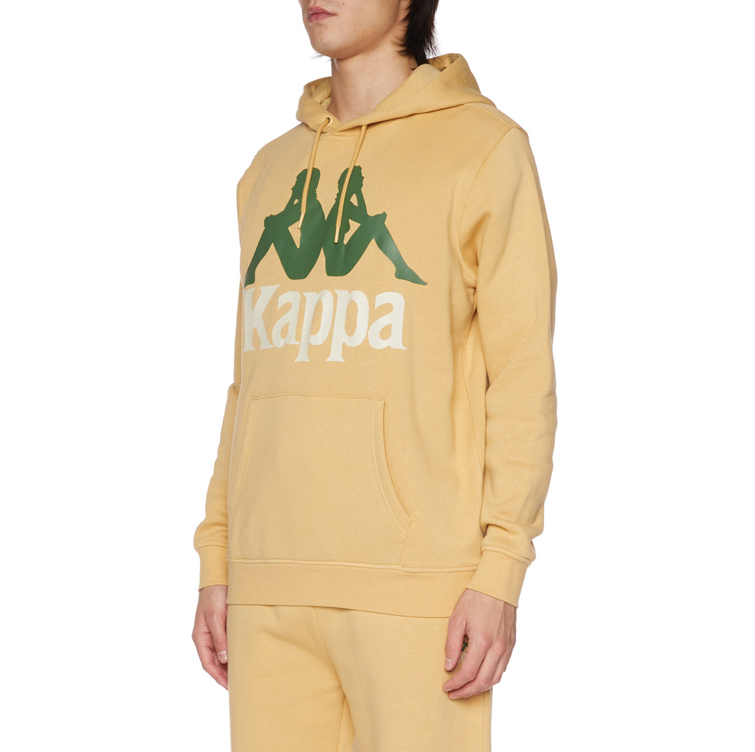 Kappa Gray Hoodie Gold Logo Men's Size Large
